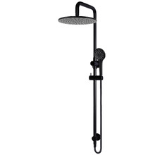 Round 3 Function Twin Shower With Square Gooseneck
